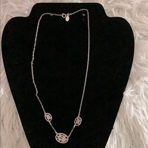 Avon Silver Flower Necklace